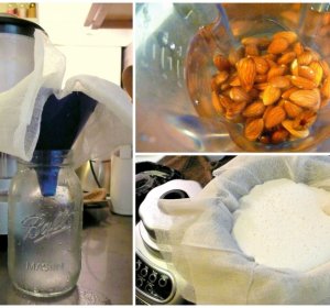 Recipe for Homemade almond milk