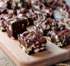 Rocky Road recipe with milk chocolate