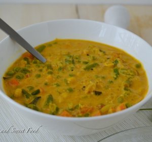 Vegetarian Korma recipe coconut milk