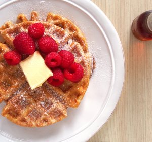 Waffles recipe with almond milk