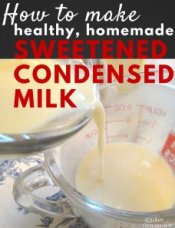 Yes! Finally a healthy version of sweetened condensed milk that doesn't use dry milk as an ingredient! You've got to try this and take your recipes up a notch!